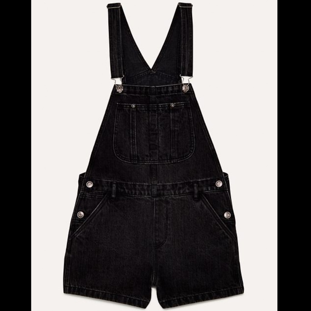 Aritzia TNA - Senryu Romper - XXS - Washed Black